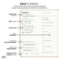 thumbnail image 3 of 2024 Daily Planner - 6-Month Undated Daily Planner With Daily Tasks, Goals & Schedule - Best Goal Planner For Productivity and Personal Success - A5 5" x 8" Size -  Leather -Productivity Store, 3 of 5