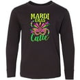 thumbnail image 3 of Inktastic Mardi Gras for Girls Long Sleeve Youth T-Shirt, 3 of 5