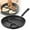 Black, variant on Heavy Duty Cast Iron Skillet - 9 Inch Pre-Seasoned Grill Pan for Stovetop,Oven & Camping,Even Heat Distribution,Durable Iron Cookware for Versatile Meal Prep