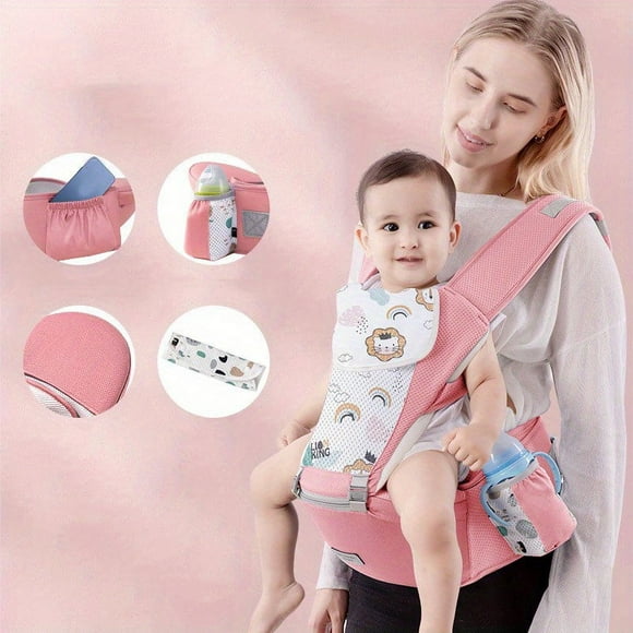 Baby Carrier Kangaroo Backpack Hip Seat For Kids, Multi-Functional Sling Wrap Travel
