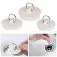 thumbnail image 4 of 3Pcs 1Set Drain Stopper 3 Sizes Rubber Sink Stopper Plug 43mm/47mm/51mm, 4 of 5