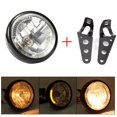 thumbnail image 4 of Faro de moto Terisass LED universal de 7 pulgadas, 12 V H4, 35 W, 4 of 9