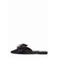 thumbnail image 1 of Jeffrey Campbell Women SIT_PRETTY BLACK SATIN SILVER, 1 of 4