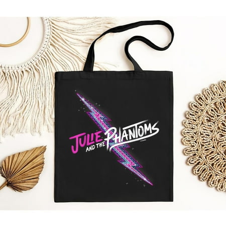 vintage Julie And The Phantoms Lightning Logo Bag Gift Black Tote Bag-TH11039