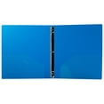 thumbnail image 6 of JAM Paper Plastic 1 Inch Binders, 3 Ring Binders, Red, Blue, Green and Orange, 4 Per Pack, 6 of 6