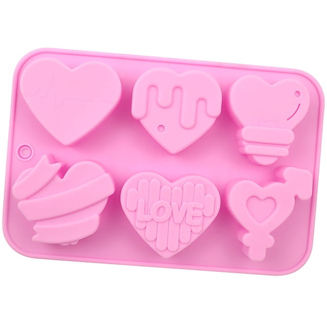 6 Multi-heart Tool Pudding Dessert Tool Cake Decoration Baking Utensils Christmas Tool