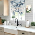 thumbnail image 5 of Blue Gnomes Christmas Tie Up Curtains for Windows, Adjustable Balloon Window Shades, Xmas Ball Snowflake Gifts Botanical Winter Kitchen Window Treatments Farmhouse Short Curtains 42"x45", 5 of 8