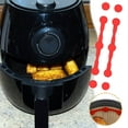 thumbnail image 5 of PLPPYFS Air Fryer Magnet Silicone Buckle - Air Fryer Magnets for Parchment Paper High Temp Resistant Locks Disposable Liners, Prevents Paper from Covering Food or Touching Heating Element & Burning, 5 of 5