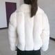 thumbnail image 3 of Abrigo grueso de piel sintética para mujer, chaqueta Popular con cuello de lujo, invierno, 2022, 3 of 5
