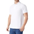 thumbnail image 2 of Playera Polo para Caballero 100% Algodón Marca Optima – Blanca, 2 of 4