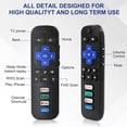 thumbnail image 7 of 2Pcs Replacement Remote for Roku TV Remote, Compatible with TCL Roku/Onn Roku/Hisense Roku/Philips Roku/Sharp Roku/Westinghouse Roku/Insignia Roku TV(Not for Roku Stick, Box or Speaker), 7 of 7