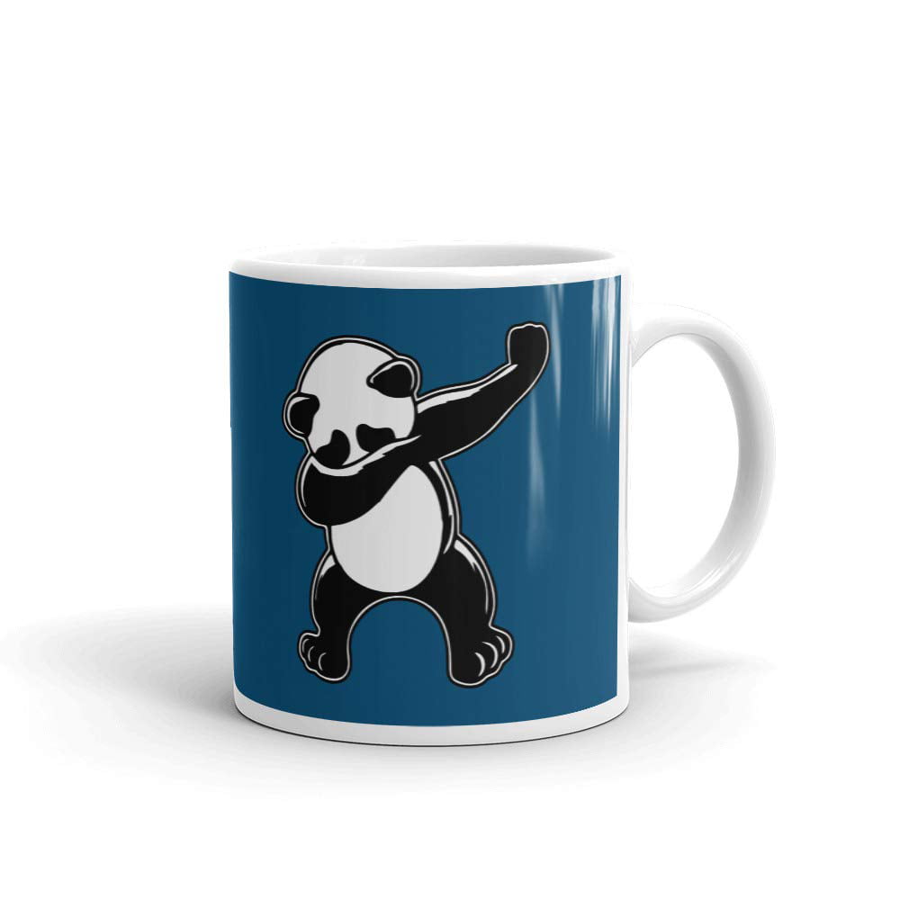 Dabbing Bear Panda Meme Dance Funny Coffee Tea Ceramic Mug Office Work Cup  Gift 11 oz 