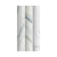 thumbnail image 4 of The Tile Life Lyrical 4.5" x 9" Calacatta Gold Matte Fluted Porcelain Wall Tile, Case (24 Tiles), 4 of 16