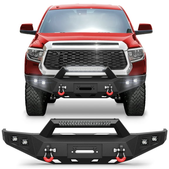 POFENZE Tundra Front Bumper Full Width for 2014-2021 Tundra Pickup