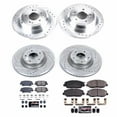 thumbnail image 3 of PowerStop Front and Rear Z23 Evolution Sport Carbon-Fiber Ceramic Brake Pad and Drilled & Slotted Rotor Kit Fits: HYUNDAI Select Models K5922, 3 of 10