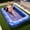 Dark Blue, variant on SLOOSH Inflatable Tanning Pool Lounger Float, 85" x 57" Extra Large Suntan Sun Tan tub for Adults, Tanning chair, Bed Blow up, Raft Lounge Floatie, XL-Blue