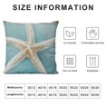 thumbnail image 5 of Creowell Nautical Starfish Throw Pillow Covers Vintage Star Blue Sea Beach Coastal Cushion Cover for Bedroom Living Room Sofa Decorative Pillowcase Square Pillowcase, 5 of 5