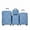 Blue + ABS, variant on 4-piece ABS lightweight suitcase, 14 inch makeup box, aircraft wheels (14/20/24/28) PINK    RR