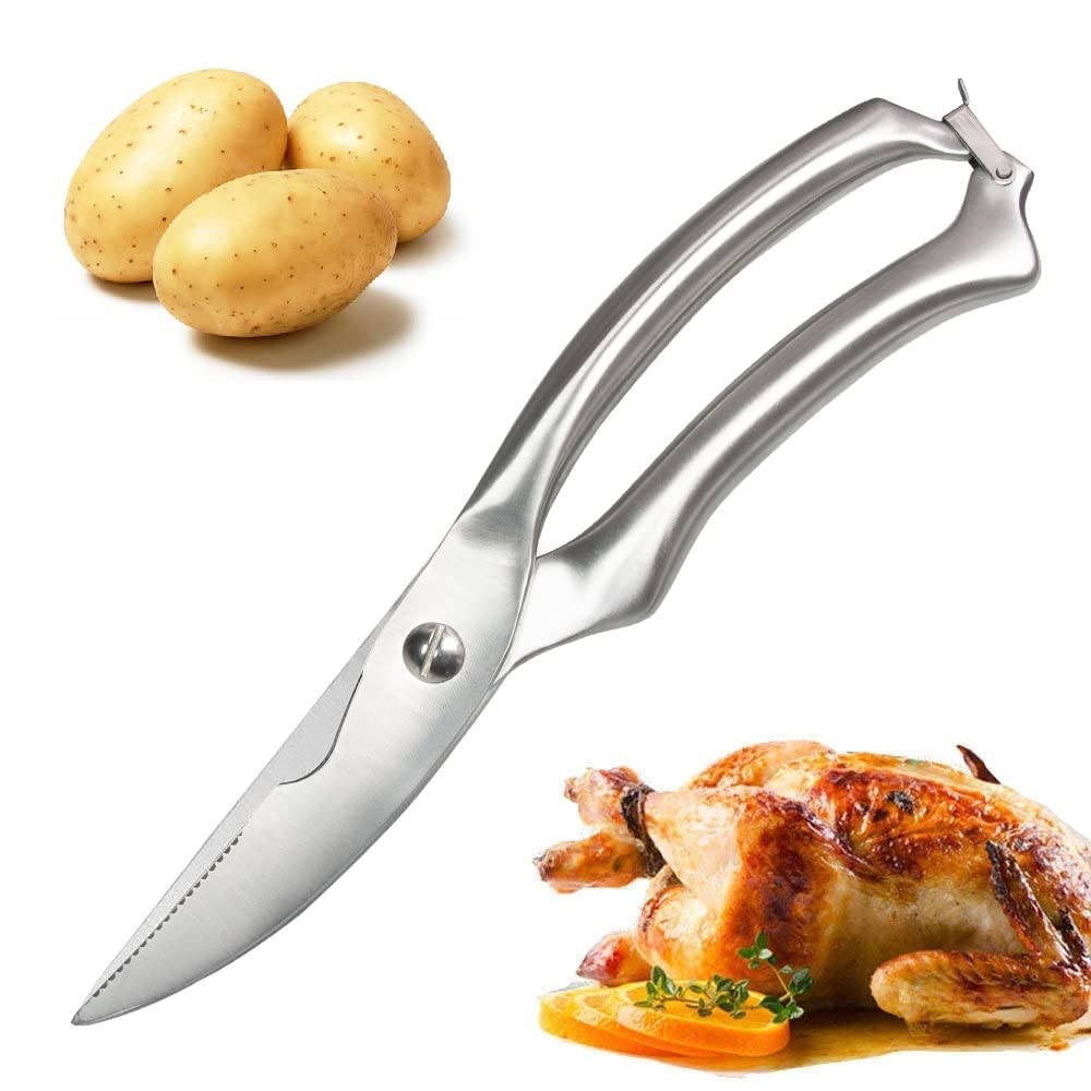 Kitchen scissors, poultry scissors, stainless steel multipurpose