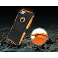 thumbnail image 4 of Nakedcellphone NEON ORANGE GRENADE RUGGED TPU SKIN HARD CASE COVER STAND FOR APPLE iPHONE 7/8, 4 of 8