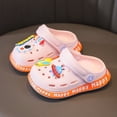 thumbnail image 4 of Summer Kids Sandals Children Shoes Slippers Soft Anti-Skid Cartoon DIY Design Hole Baby Shoes Sandy Beach  For Boys Girls Gift, 4 of 6