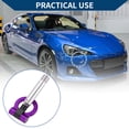 thumbnail image 2 of Gancho de remolque único / Gancho de remolque delantero universal para automóvil / Anillo de gancho de remolque rotativo de metal duradero para Toyota Yaris EP 23.0cm 1 pieza púrpura, 2 of 7