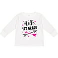 thumbnail image 3 of Inktastic Hello 1st Grade with Arrows and Stars Girls Long Sleeve Toddler T-Shirt, 3 of 5