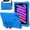 Blue, variant on Kids Case for iPad 9th 8th 7th Gen/iPad Pro 10.5/iPad Air 3rd Gen - Screen Protector Included - Butterfly Kickstand - Child Friendly EVA Foam Shockproof Cover Case with Shoulder Strap,