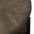 thumbnail image 3 of Bowery Hill Table Basse Ovale Contemporaine en Brun, 3 of 9