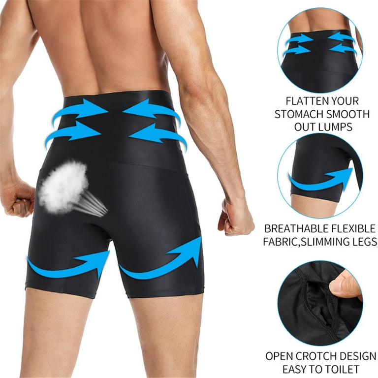 Men Boxer Padded Briefs Butt Booster Enhancer Molded Shapewear Boyshort  Underwear Plus Size