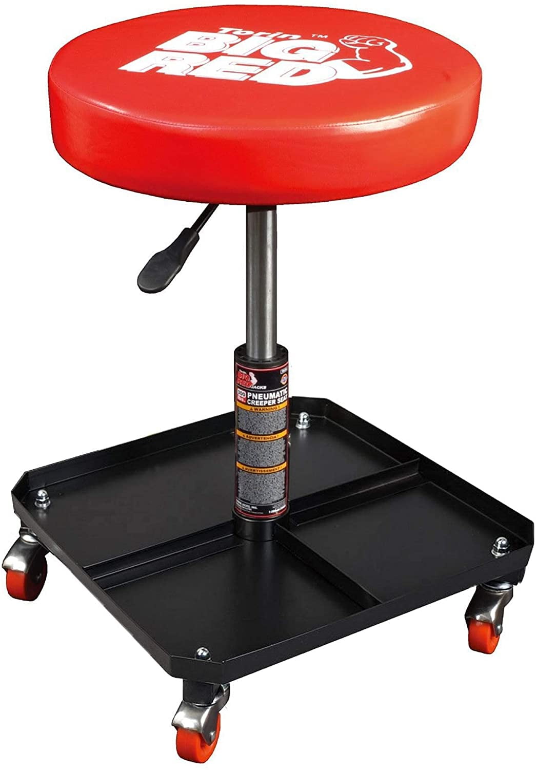 pneumatic rolling mechanic stool