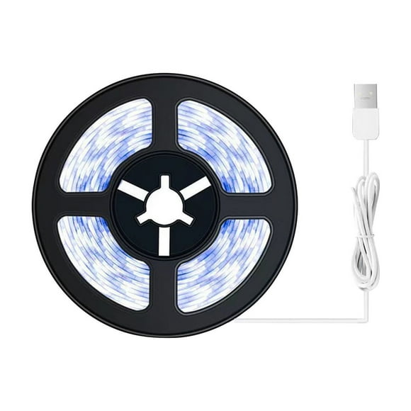 Ikohbadg LED Strip Lights, LED Light Strip Motion Sensor, LED Strip Light 6000K 10W Flexible, LED Lights for Bedroom Kitchen, Lighting Room Decor TV LED Lights, Adhesive Tape 16.4ft, White Light