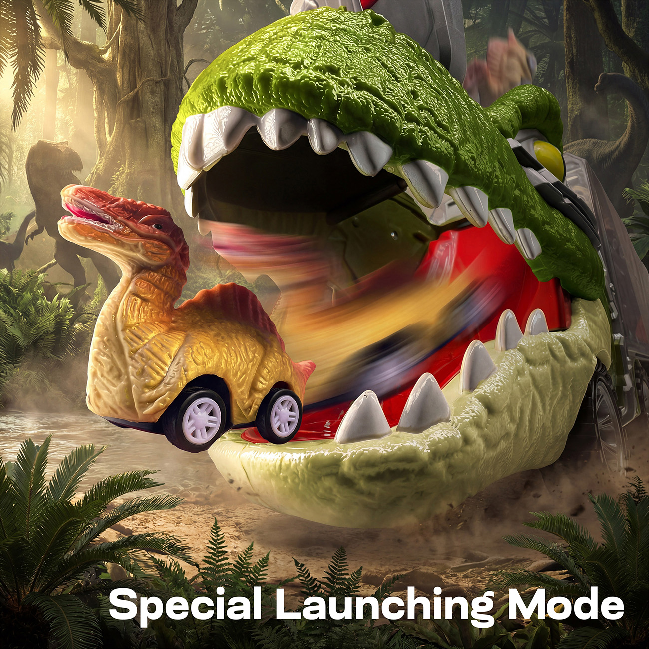 Joyfy 13 in 1 Dinosaur Truck with Lights & Sound photo 4