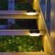 thumbnail image 4 of Pack de 4 luces para postes de valla exterior – LED solar, impermeables IP65, modos RGB y blanco cálido, ABS de cristal, fácil instalación, iluminación decorativa de jardín toda la noche, 4 of 7