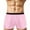 Pink, variant on YiZYiF Mens Loose Fit Boxer Shorts Shiny Elastic Lounge Short Pants