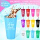 thumbnail image 3 of Vaso Skylety, 96 unidades, regalo de agradecimiento, 700 ml, con tapa y pajita, 3 of 7