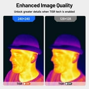 TOPDON TC004 Mini Handheld Thermal Camera - Infrared Camera with Heat Vision - Identify Hot/Cold Spots -4° ~ 842°F -15-Hour Battery Life, 128 x 128 IR Resolution