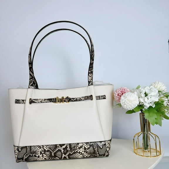 Michael Kors 35S4G6RT3T Reed Tote IN LT CREAM