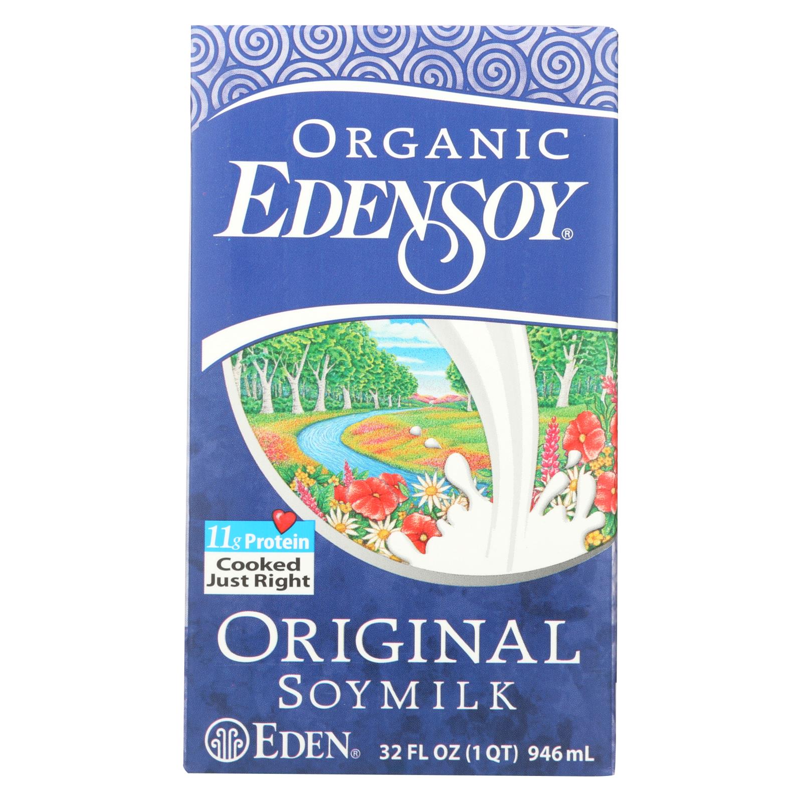 Eden Foods Eden Soy Organic Original Soymilk Case Of 12 32 Fl Oz