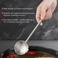 thumbnail image 5 of Small Soup Ladle Stainless Steel Metal Deep Spoon with Pour Spout 2Oz Long Handle Ladles for Kitchen 2 Pack, 5 of 7
