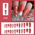 thumbnail image 2 of Long-Length Artificial Nails Easy to Remove Fake Nails for Creating Christmas Atmosphere Jelly Glue, 2 of 7