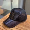 thumbnail image 1 of Gorra de béisbol de malla con lentejuelas de colores para mujer, gorra de béisbol de calle de moda, gorra de sol de verano transpirable de malla para primavera y otoño, 1 of 6