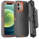 thumbnail image 4 of Funda de teléfono híbrida de alta resistencia, carcasa con Clip para cinturón para IPhone 16, 15, 14, 13, 12, 11 Pro Max, 14Plus, XS, XR Otter, 4 of 5