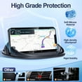 thumbnail image 4 of Car Phone Holder, Mount Silicone Pad Mat for Various Dashboards, Slip Free Desk Stand Compatible with iPhone, Samsung, Android Smartphones, GPS Devices and More, Black, 4 of 6