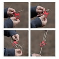 thumbnail image 2 of 10 Pcs Rope Tensioners Guyline Cord Adjuster Non-slip Tent Fastener Tensioner for Camping Hiking Backpacking Picnics, 2 of 11