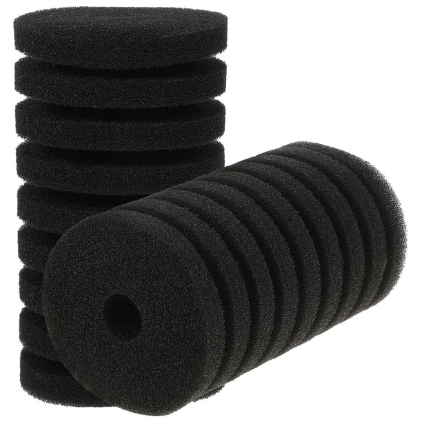 ColoMX 2 piezas de esponja de prefiltro para pecera, accesorios de filtro para pecera, colador de acuario, cubo de filtro de esponja, camarones de cristal