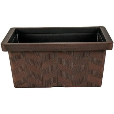 HC HCBNG14000PA1 14 in. Square Borden Garden Box Planter, Chestnut