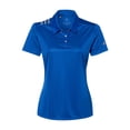 thumbnail image 2 of Adidas - Women's 3-Stripes Shoulder Polo - A325 - Collegiate Royal/ Grey Three, 2 of 3