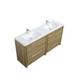thumbnail image 6 of Alma Allier 72 inch Natual Oak Finish Vanity With White Sink, 6 of 6