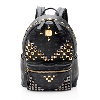 Pre-Owned MCM Glam Backpack/Daypack Small Studs MMK2AVE20  display picture 1